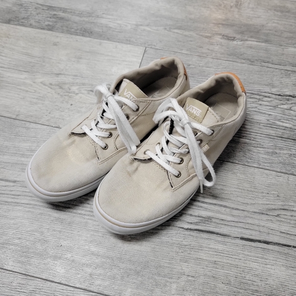 Vans Shoes - Vans Sz 8 Womens Tan Sneakers